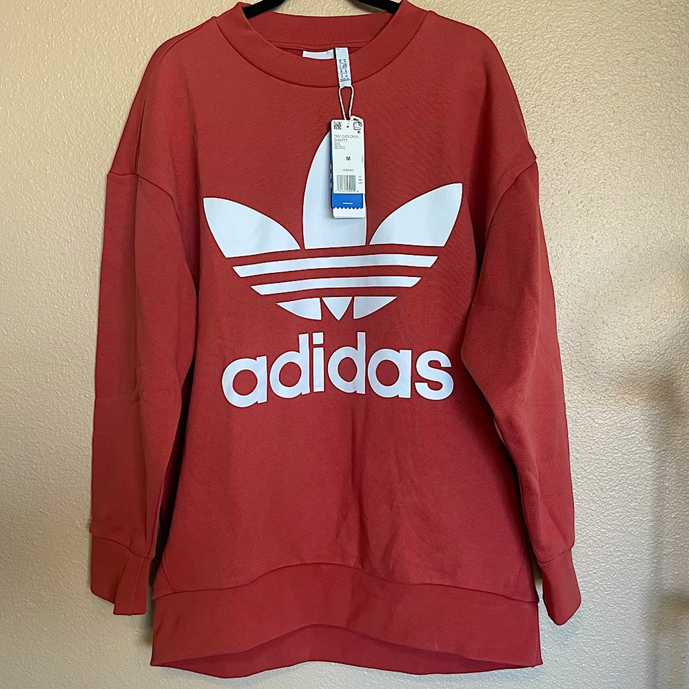 Adidas originals brand new with tags red oversized sweater